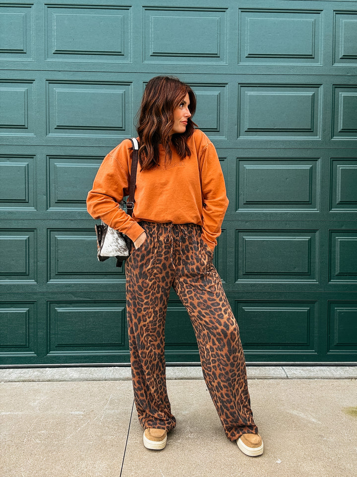 Cheetah Kelsey Pant Set