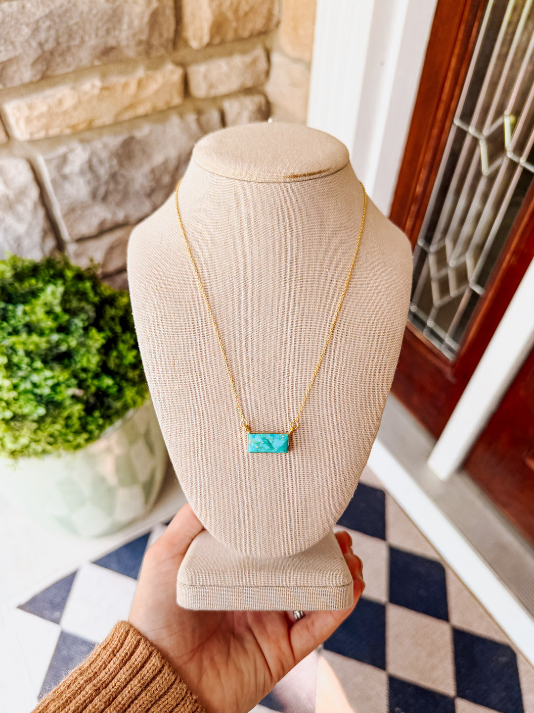 Golden King Bar Necklace