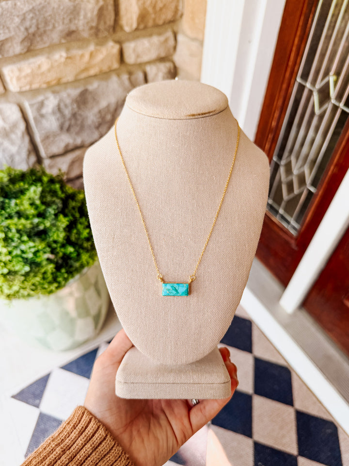 Golden King Bar Necklace