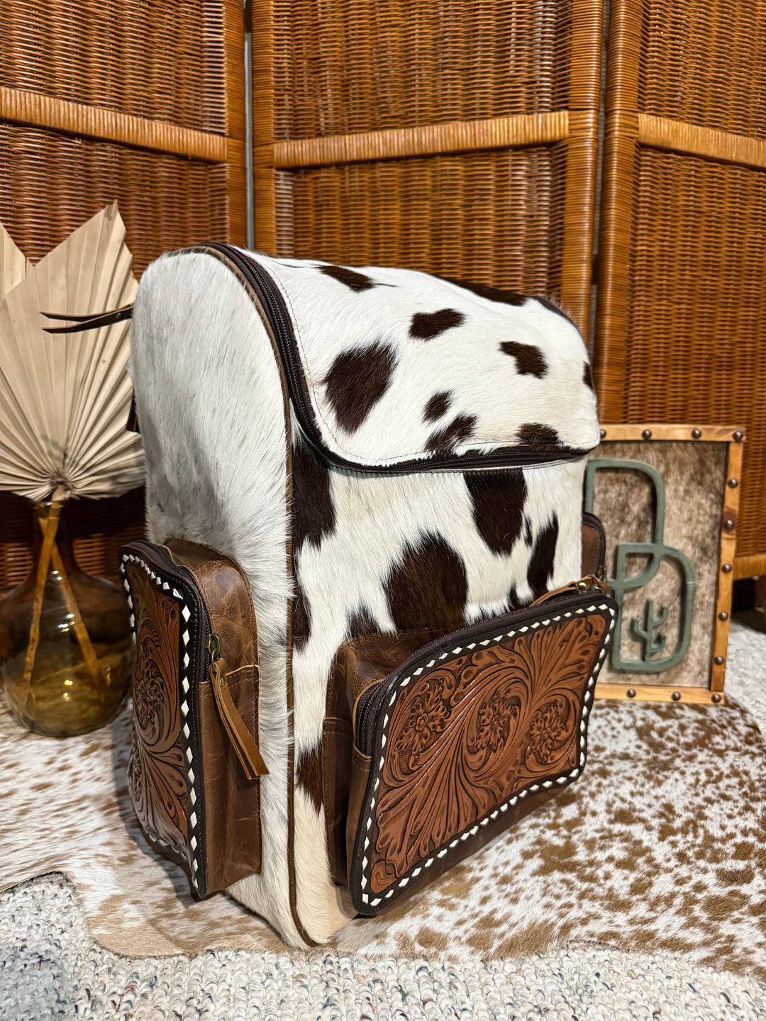 Evangeline Cowhide Backpack #71