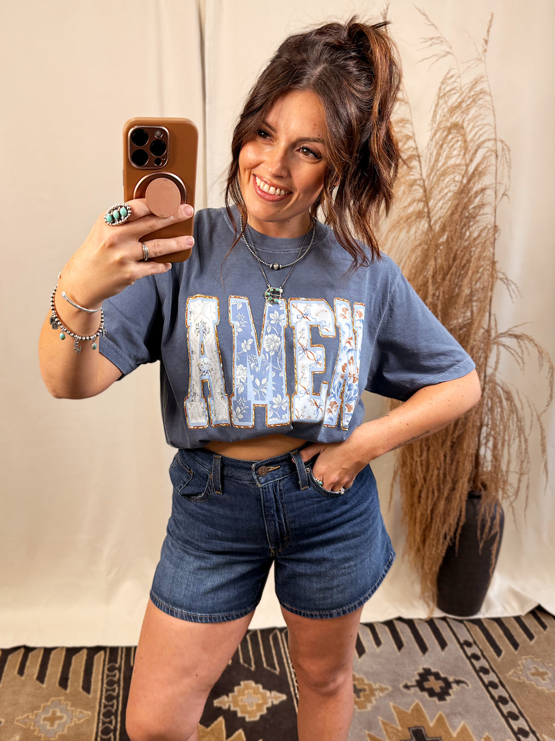 Amen Floral Tee