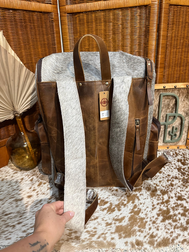 Evangeline Cowhide Backpack #59