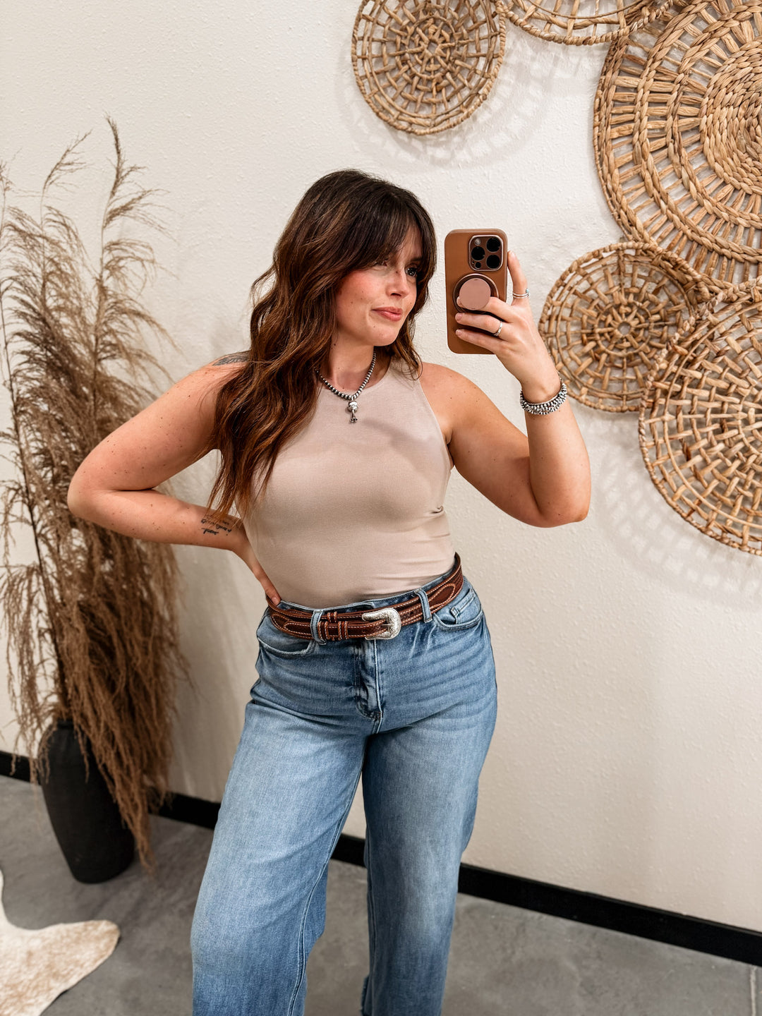 Core Smooth Tank: Ash Mocha