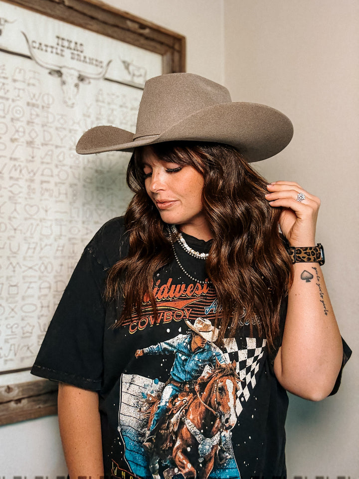Biggar Hats: Waggoner 10X Stone Felt