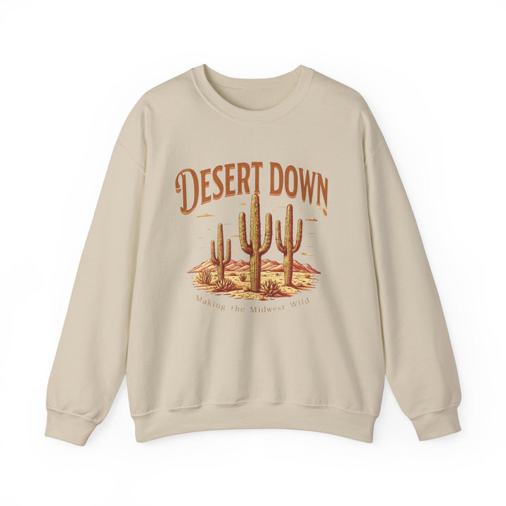 Desert Down Scene Crewneck Sweatshirt