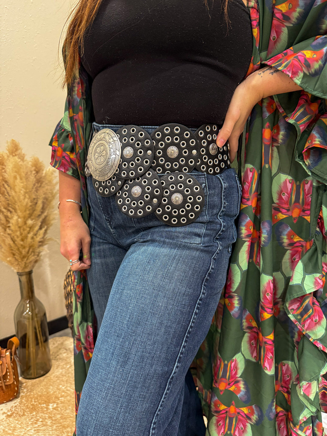 Boho Eyelet Belt