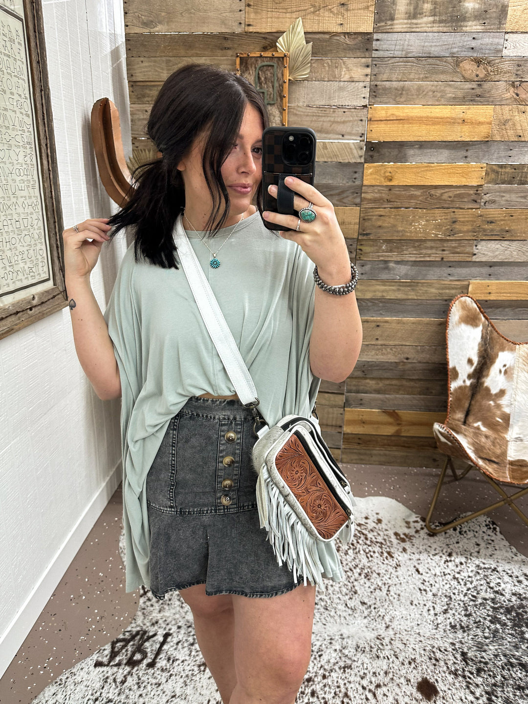 Ameillia Denim Skirt