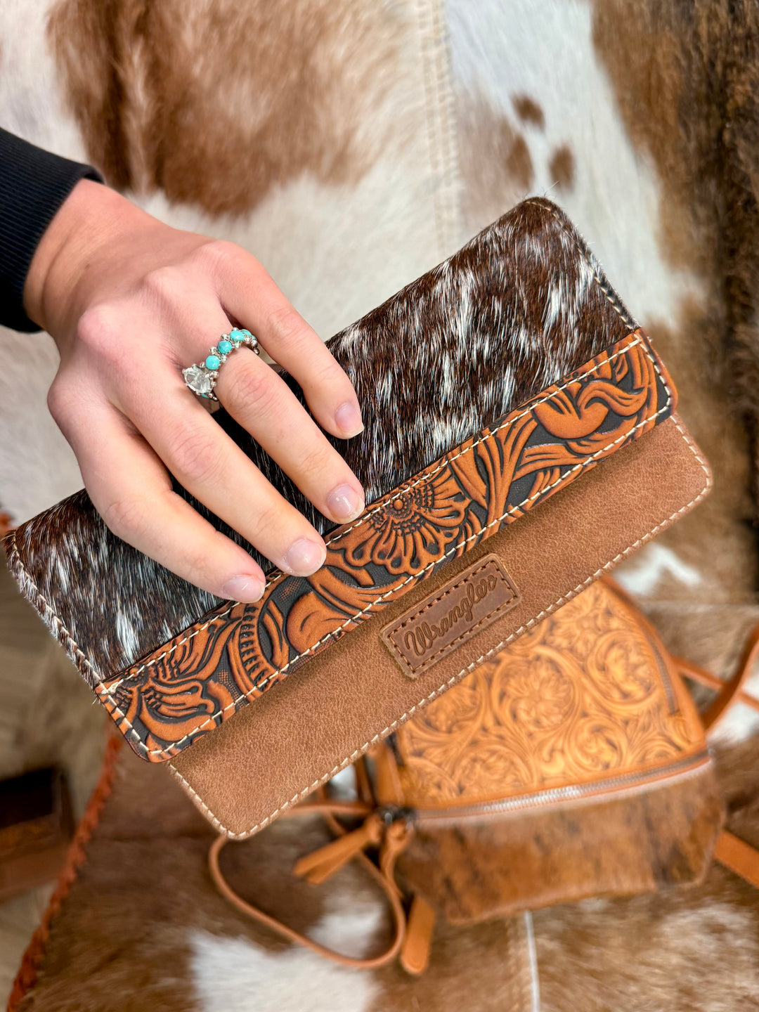 Sahara Cowhide Clutch Wallet