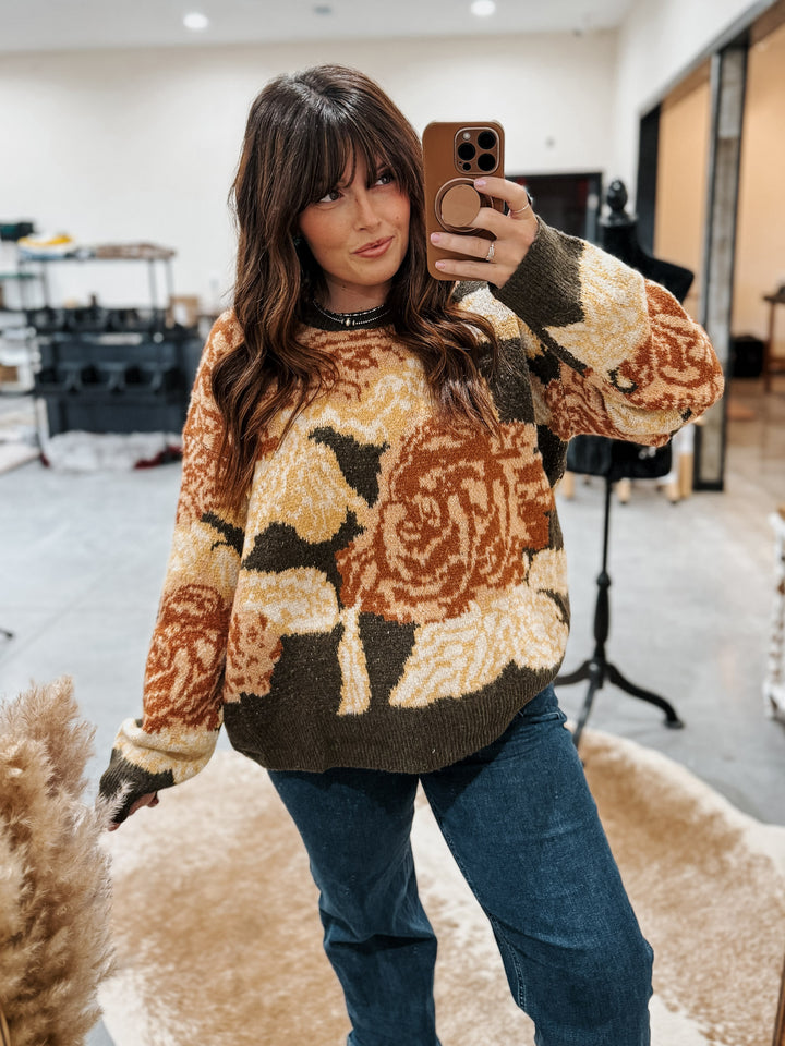 Chanel Floral Sweater