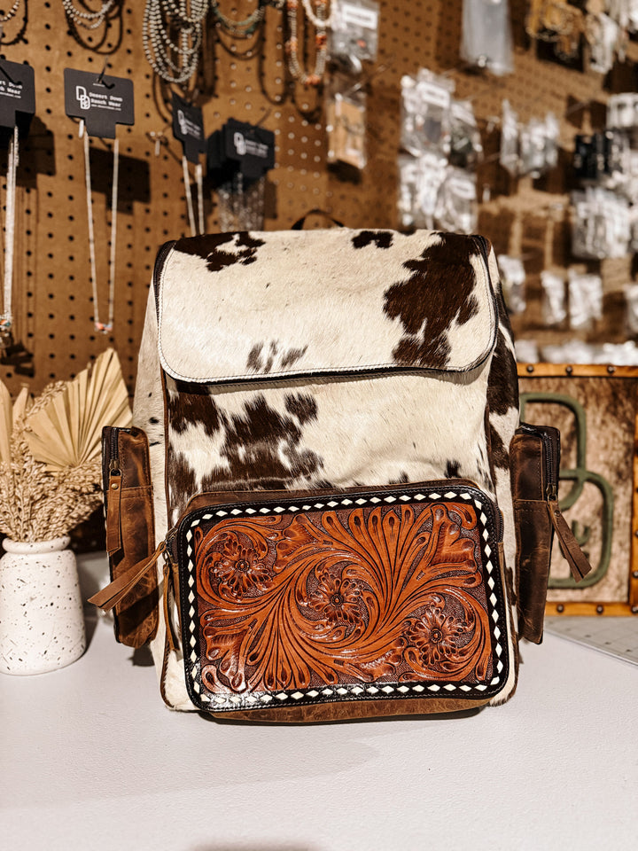 Evangeline Cowhide Backpack #22