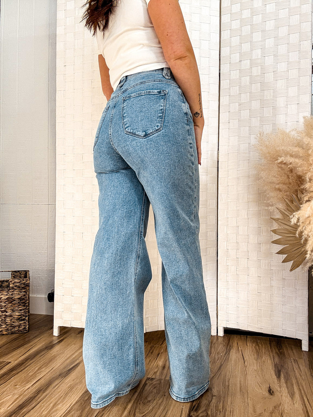 Vintage Baby Wide Leg Jean