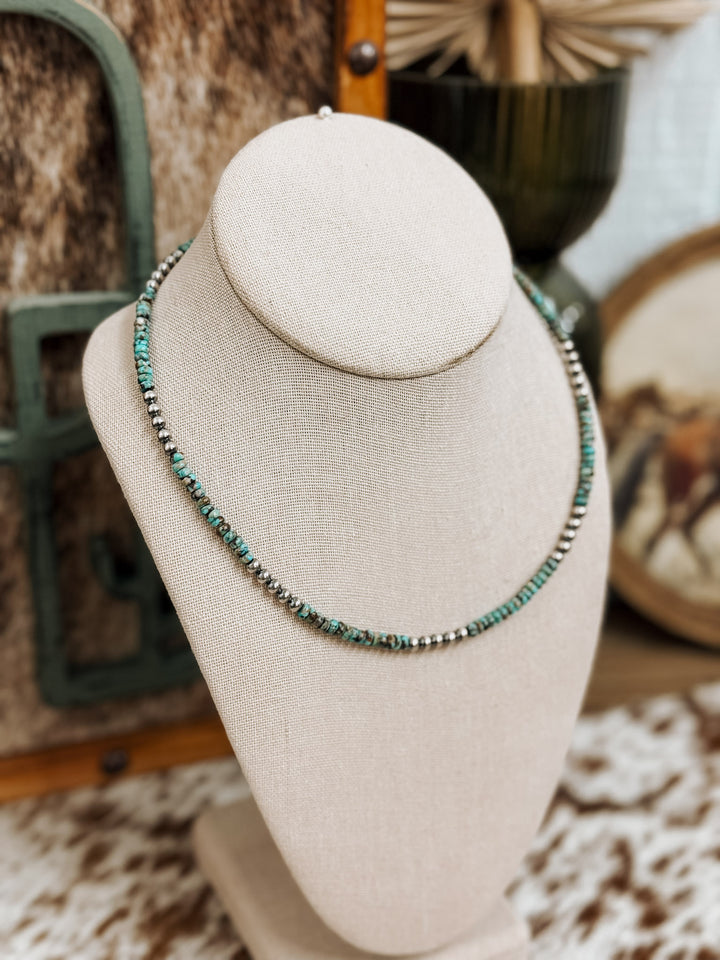 River Bend Turquoise & Pearl Necklace