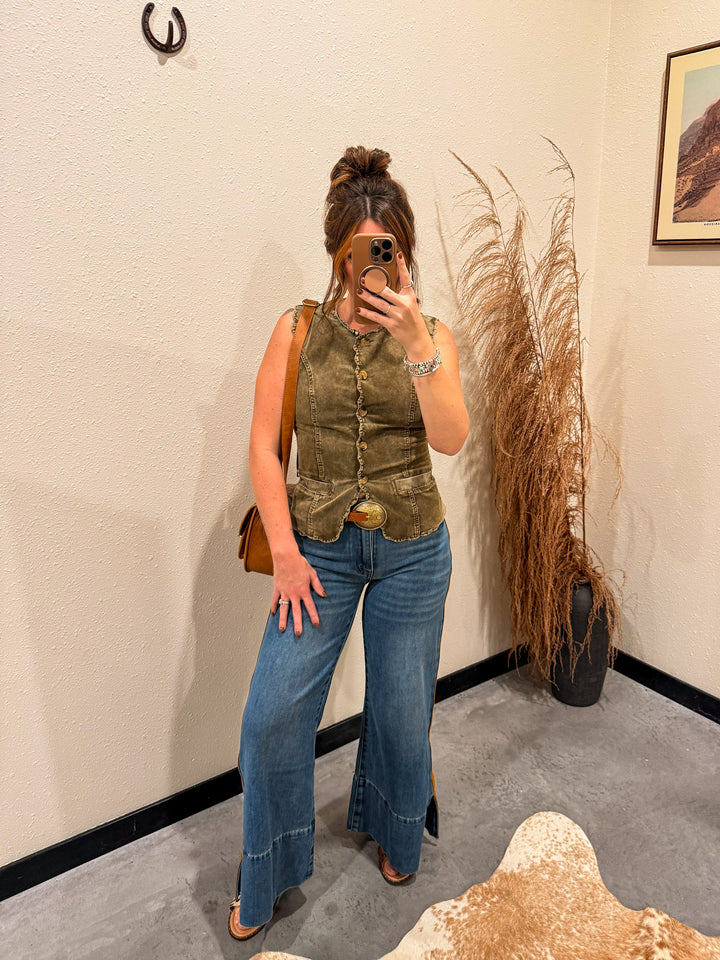 Saddle Britches Wide Leg Jeans