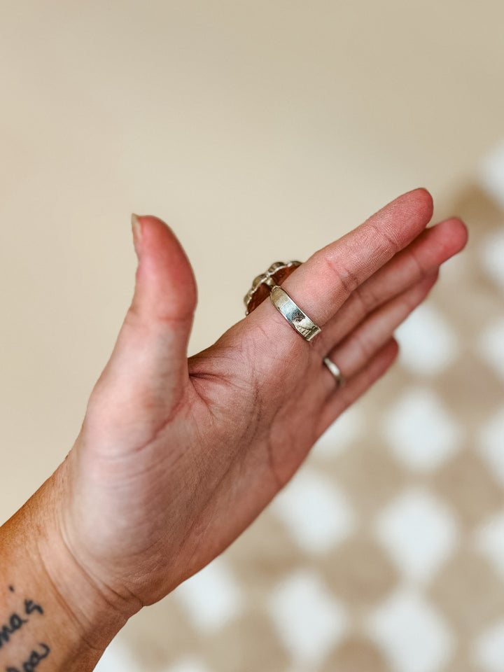 HaDa: Pink Opal Cluster Ring