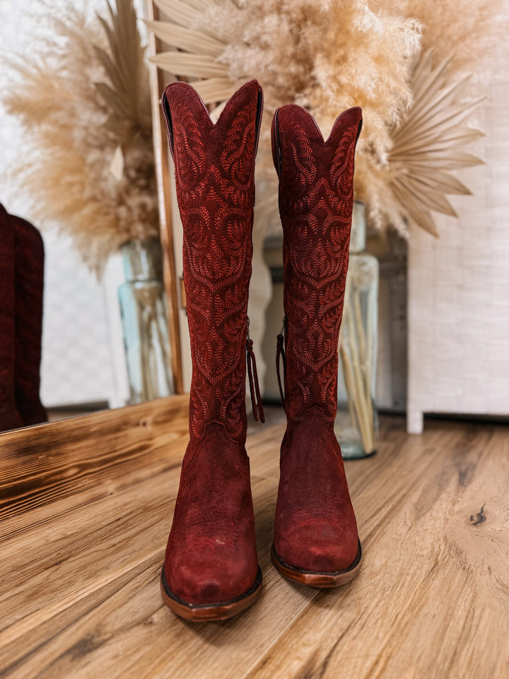 Ariat Laramie Boot: Burgundy