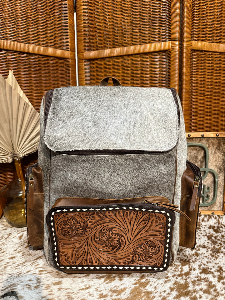 Evangeline Cowhide Backpack #61