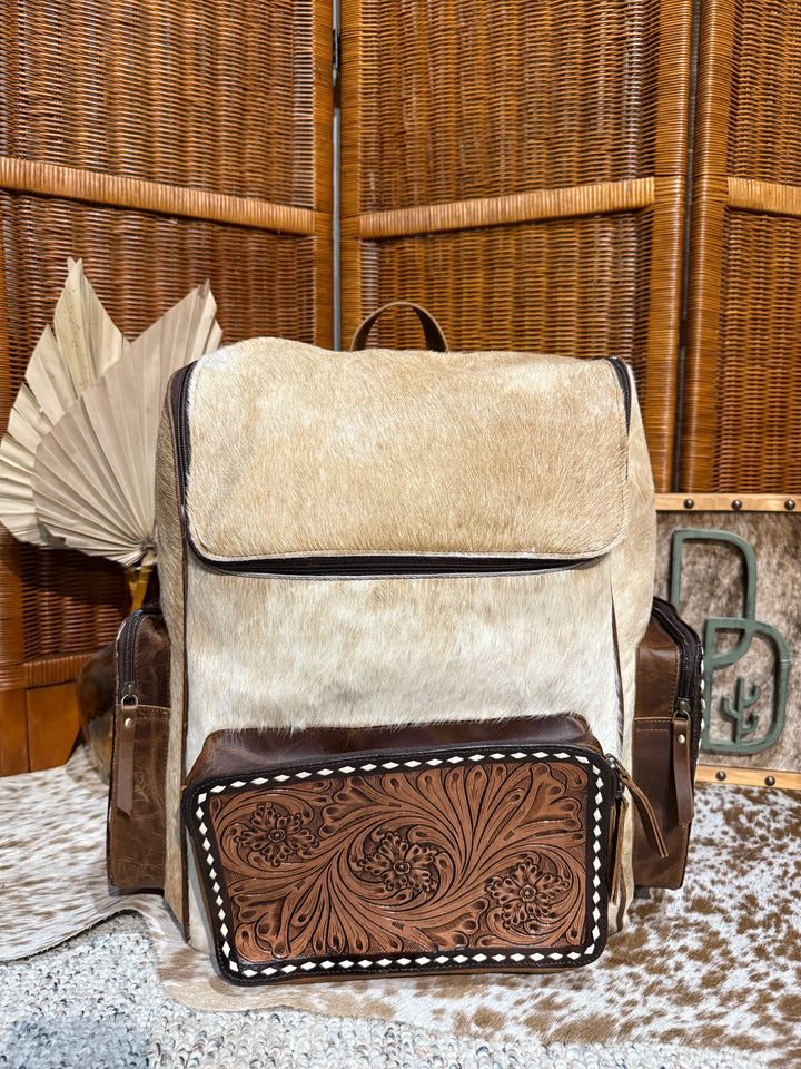 Evangeline Cowhide Backpack #70