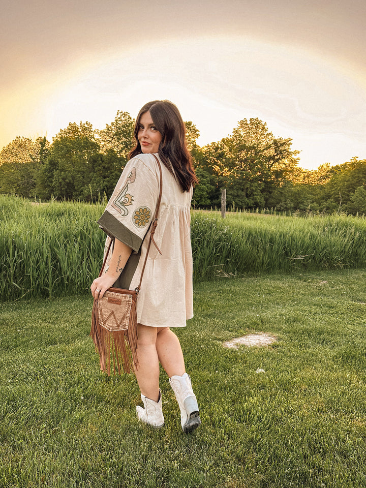 Prairie Kimono Dress