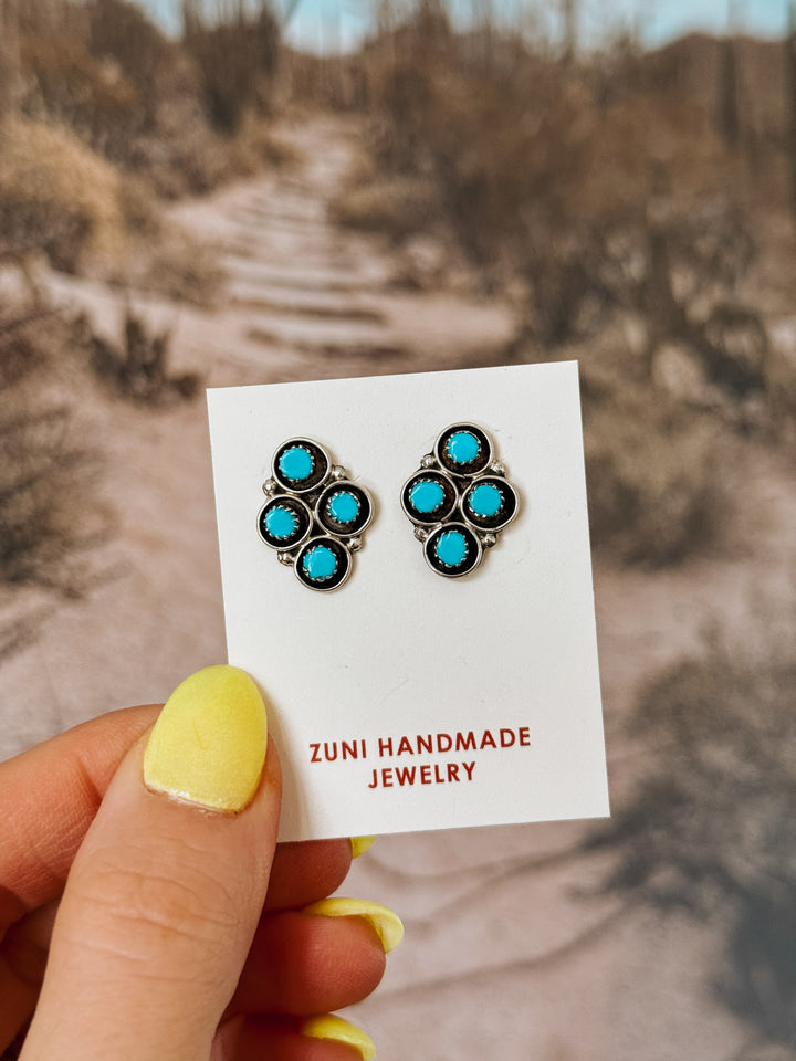 Eyelet Zuni Post Earrings