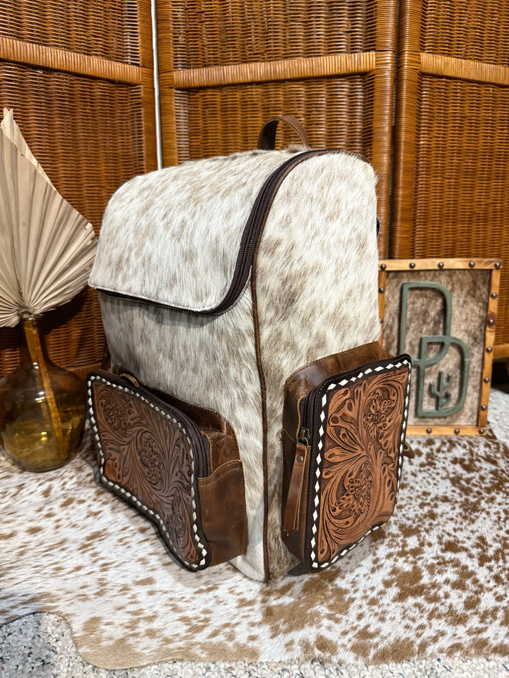 Evangeline Cowhide Backpack #63