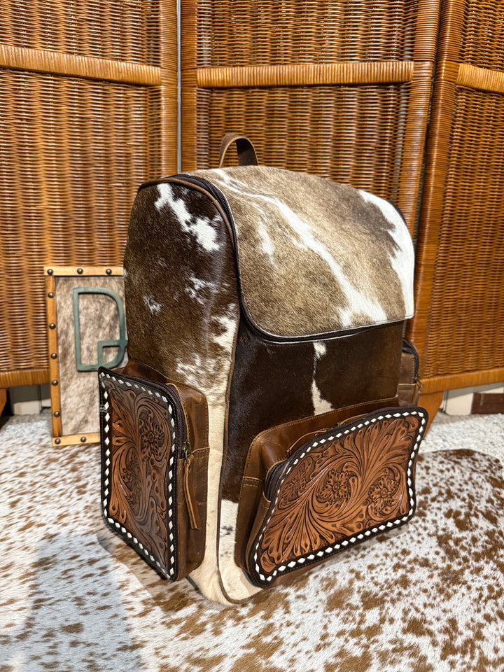 Evangeline Cowhide Backpack #56