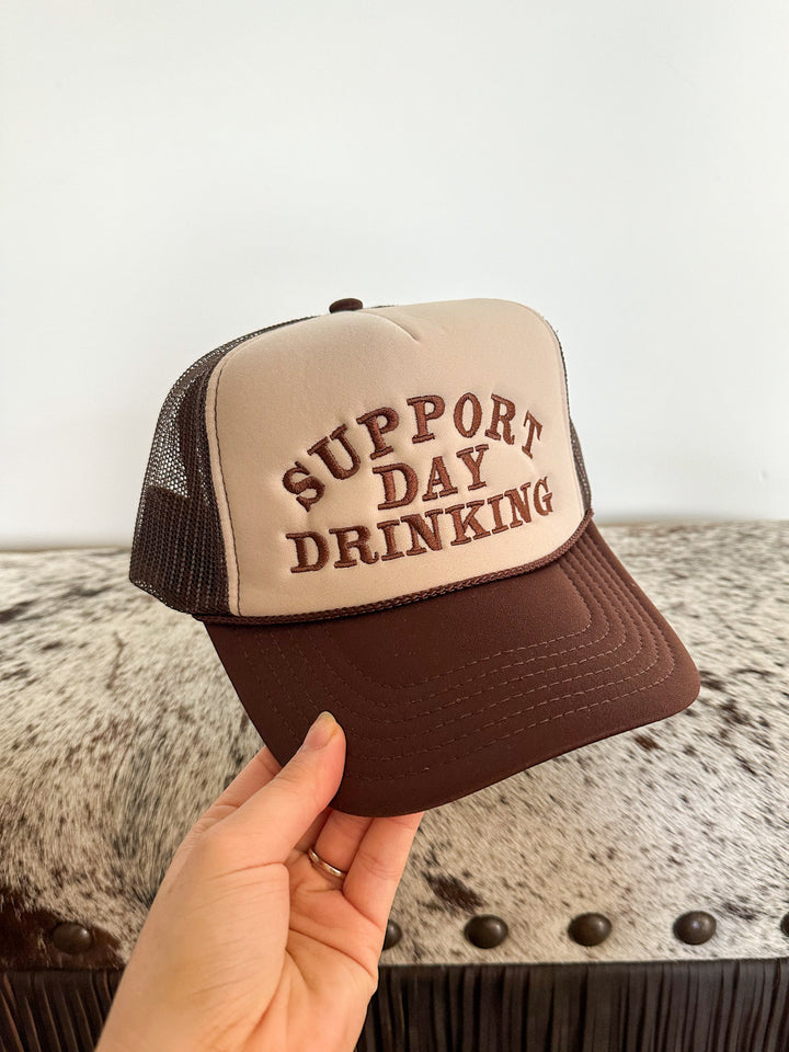 Support Day Drinking Trucker Hat