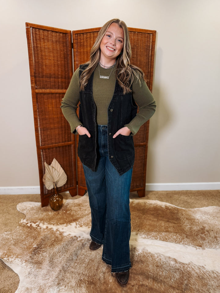 Market Street Denim Vest