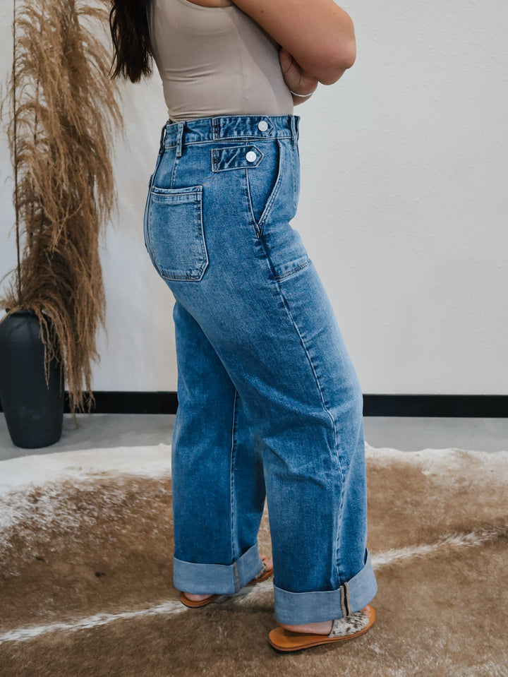 Kan Can: 90's Trouser Wide Leg Jean