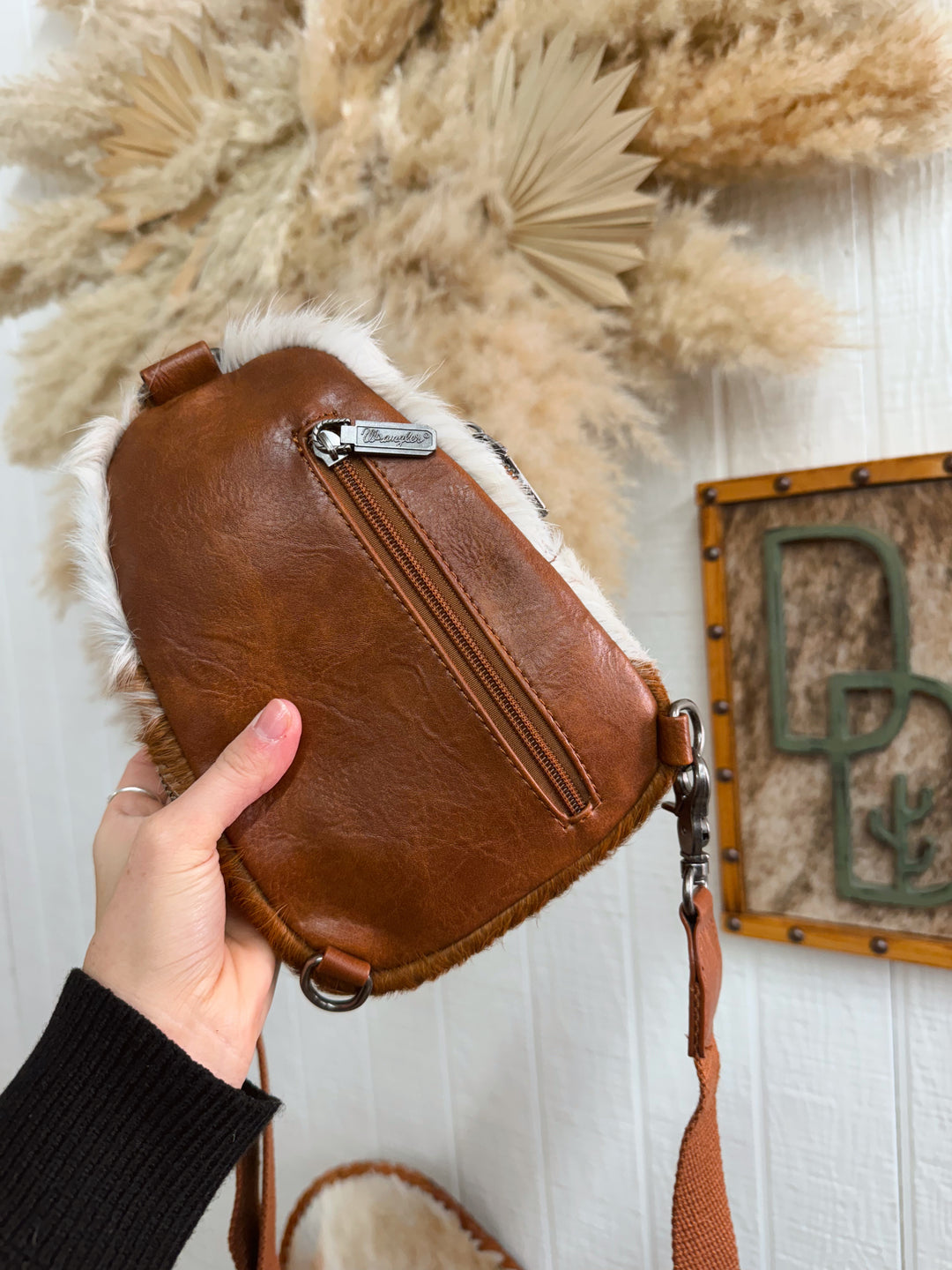 Wrangler Cowhide Sling Bag