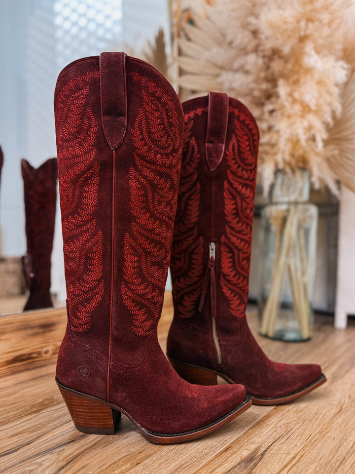 Ariat Laramie Boot: Burgundy