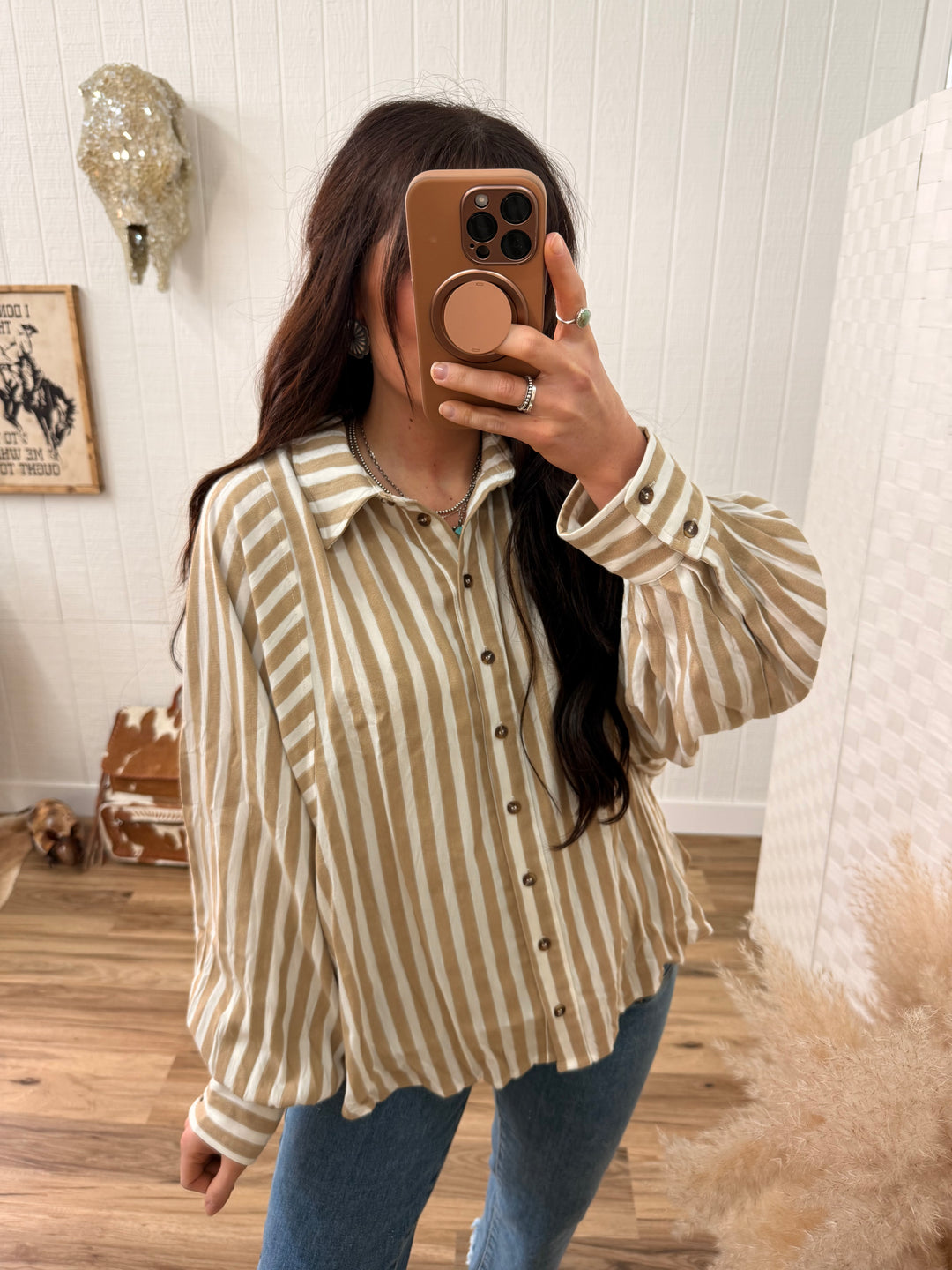 Corral Striped Top