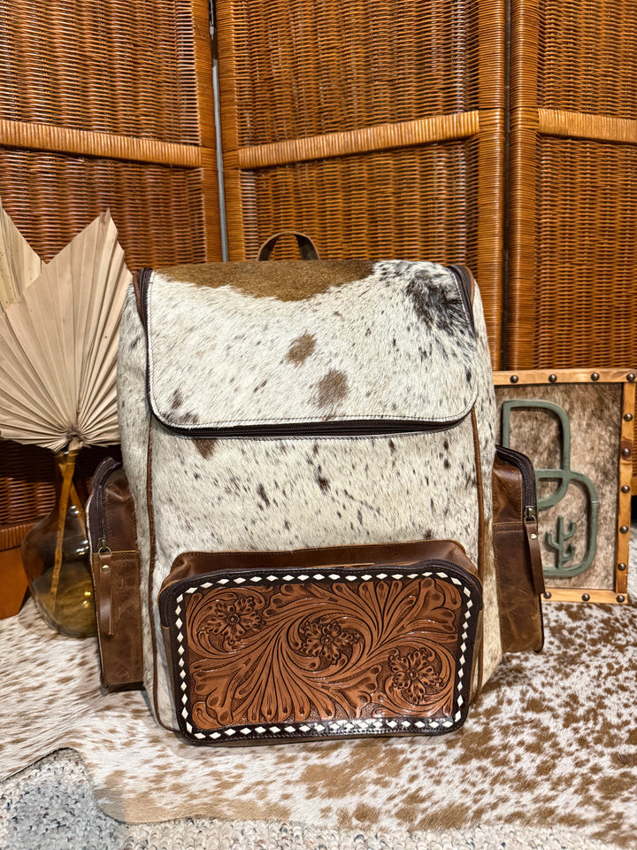 Evangeline Cowhide Backpack #77