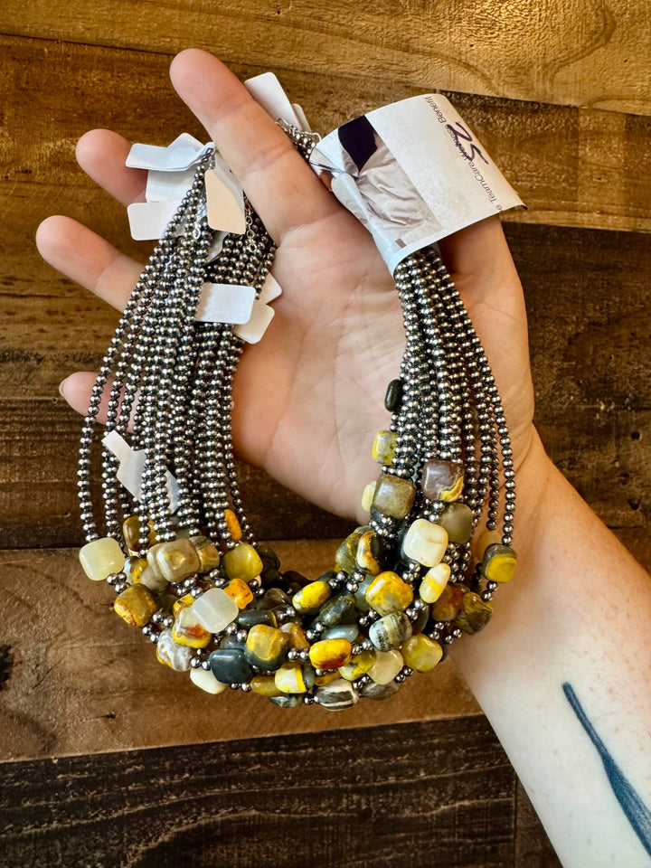 Bumblebee Chocker Necklace - 3mm - 14”