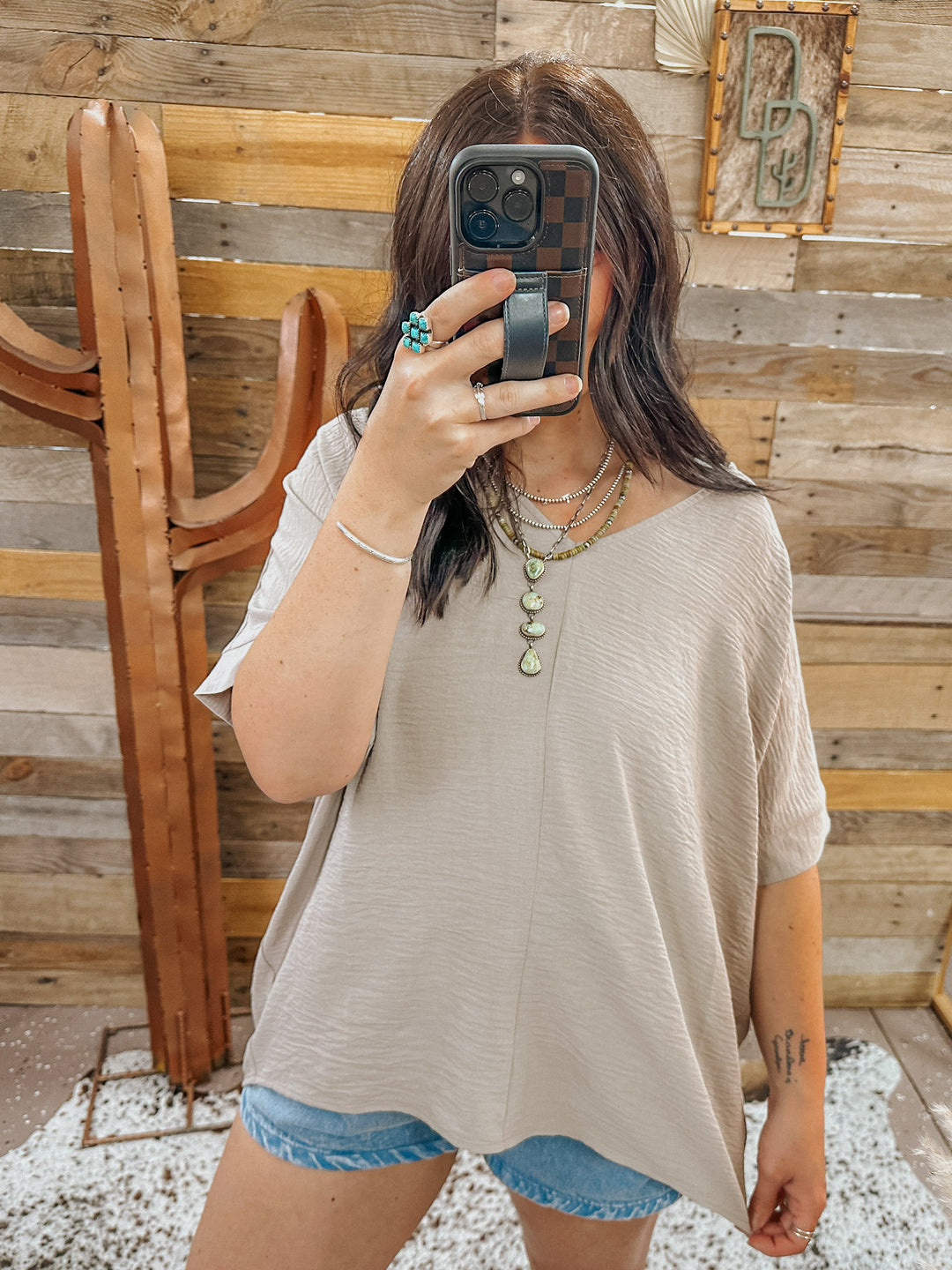 Dolman Top: Ash Mocha