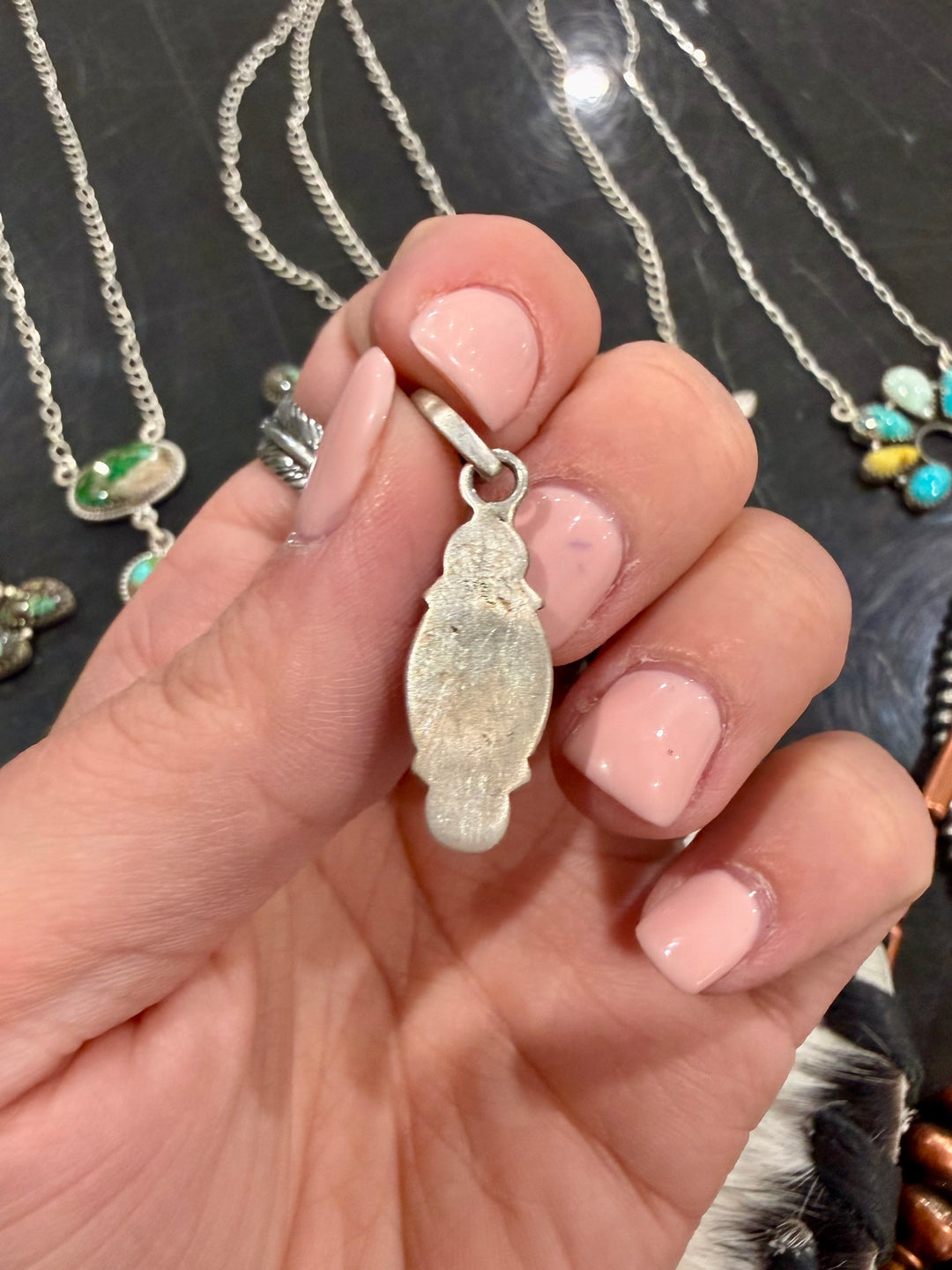 Turquoise Dainty Pendant #3