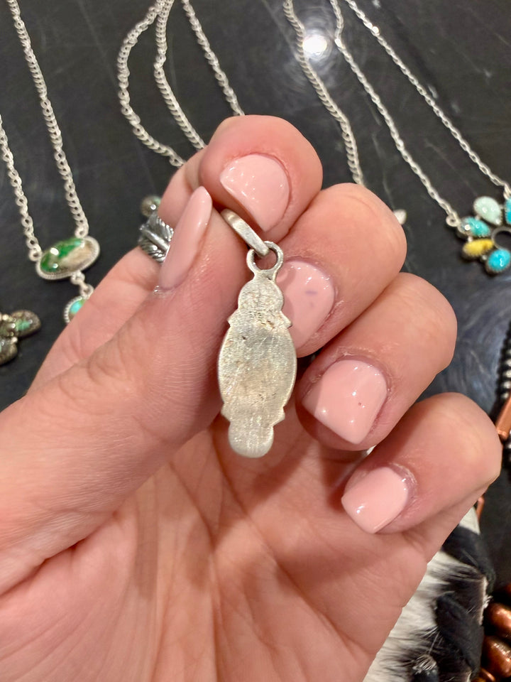 Turquoise Dainty Pendant #3