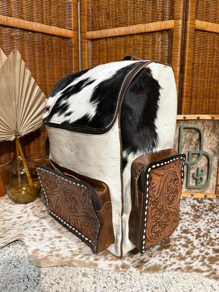 Evangeline Cowhide Backpack #99