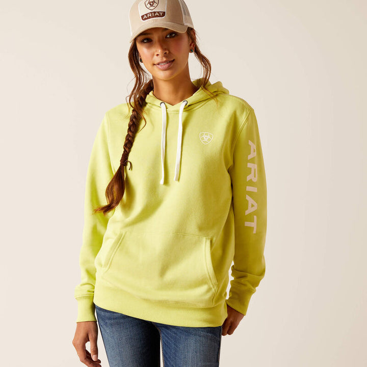 Ariat: Ariat Logo Hoodie: Celery Green