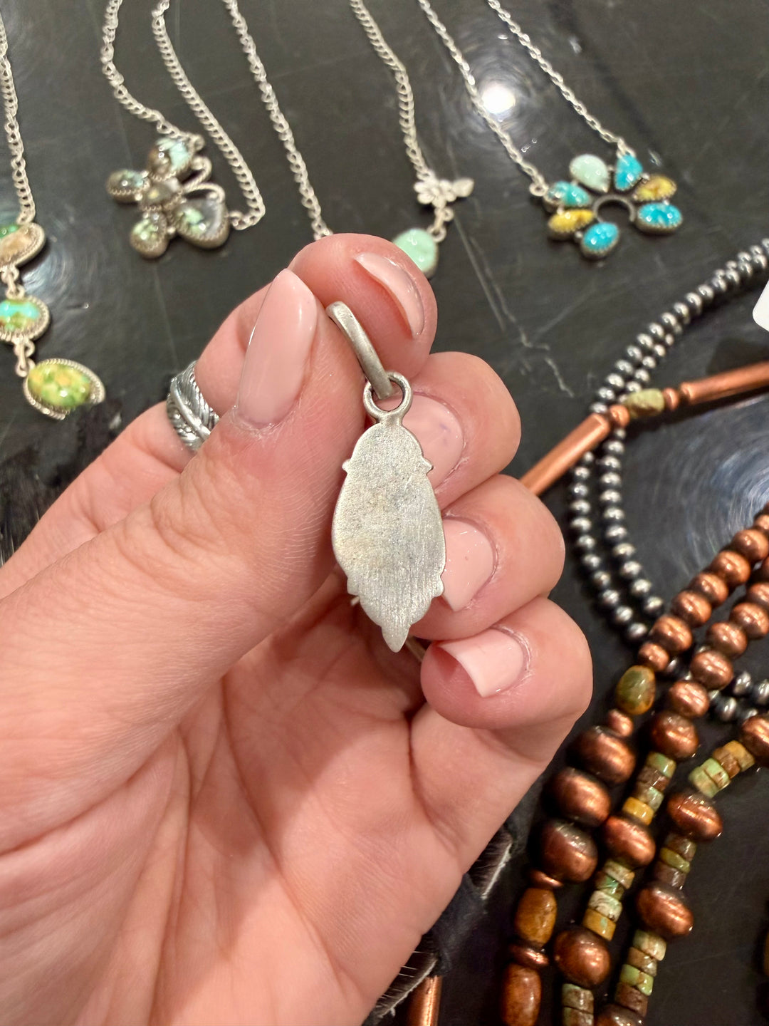 Turquoise Dainty Pendant #1