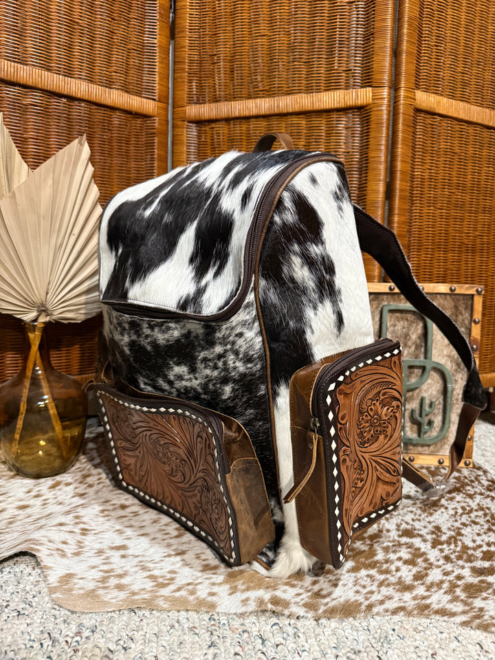 Evangeline Cowhide Backpack #84