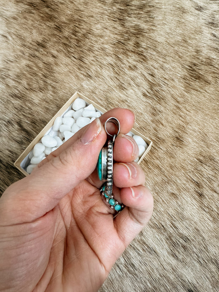 Sonoran Gold Turquoise Pendant