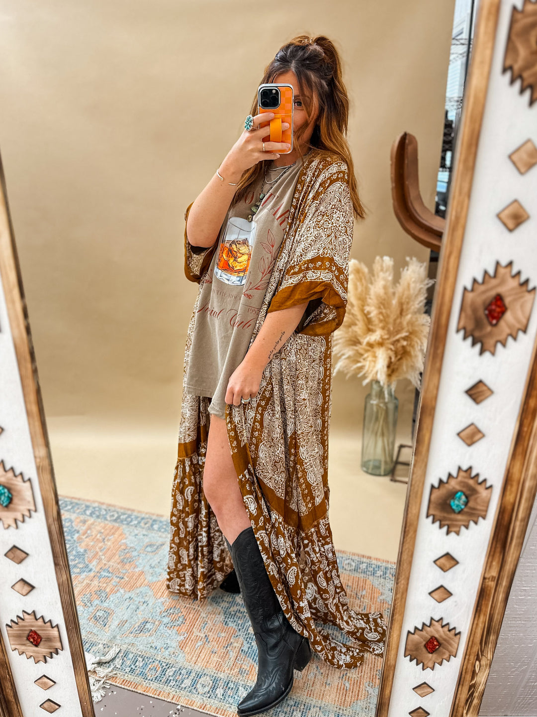 Lost Girl Kimono: Rust