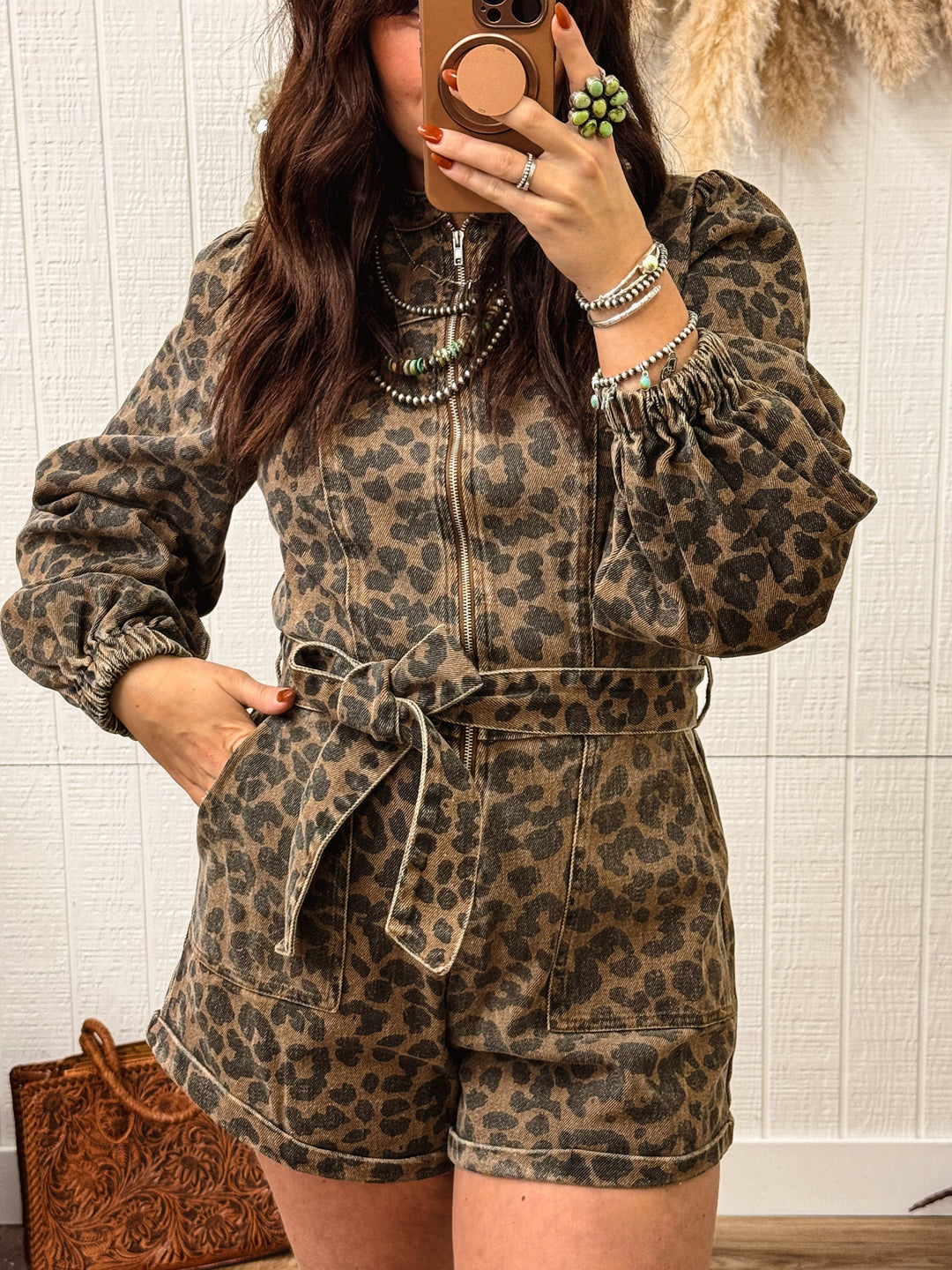 Wild Again Leopard Romper