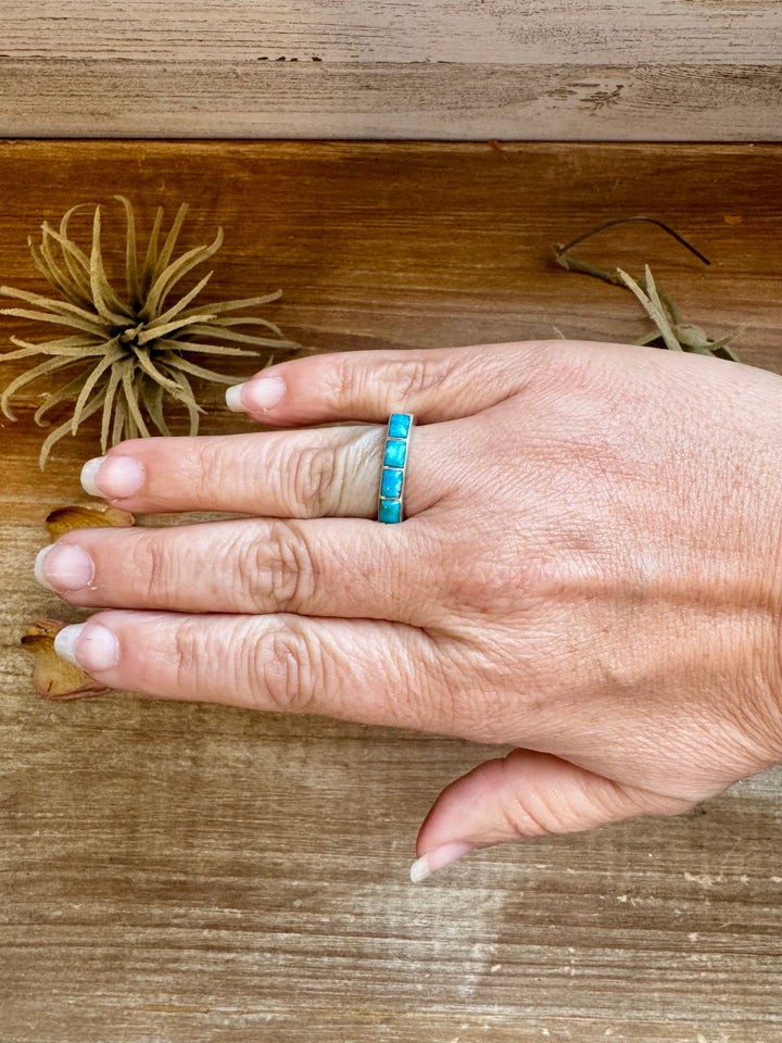 Kingman Turquoise Band – Size 8