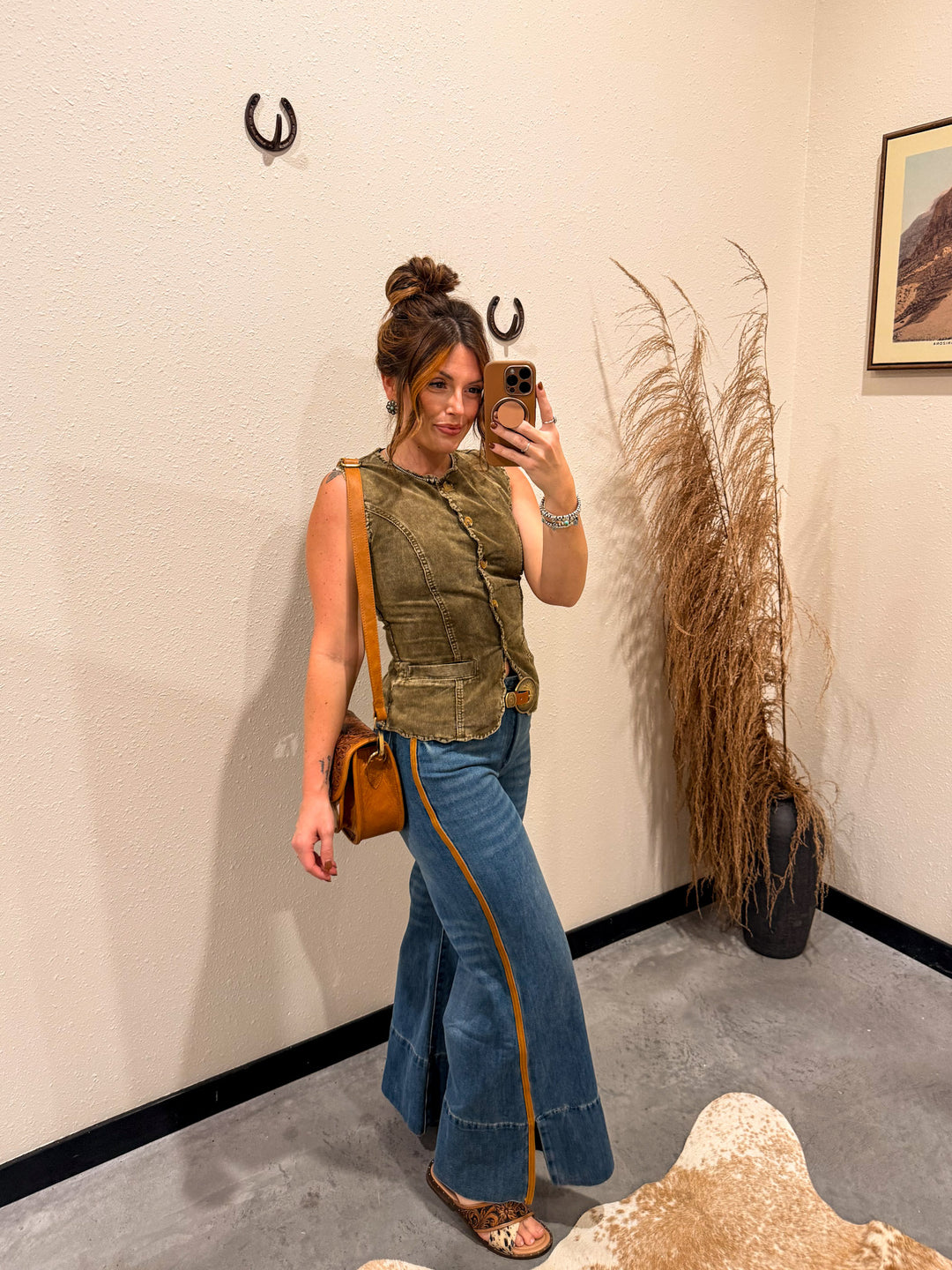 Saddle Britches Wide Leg Jeans