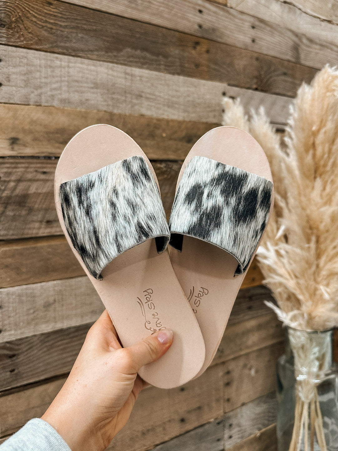 Agave Sky Cowhide Sandals 7 #6