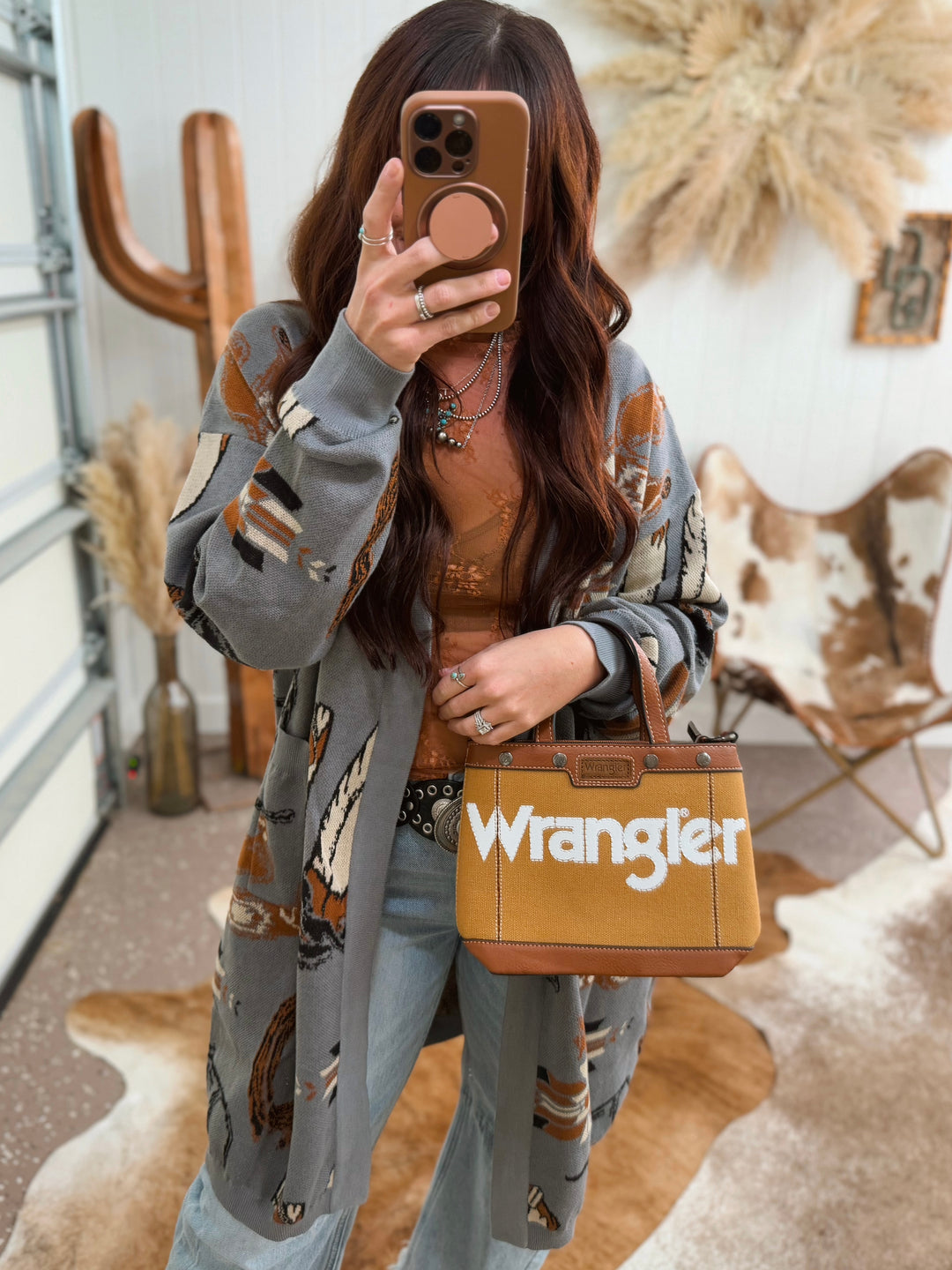 Wrangler Canvas Mini Tote Bag