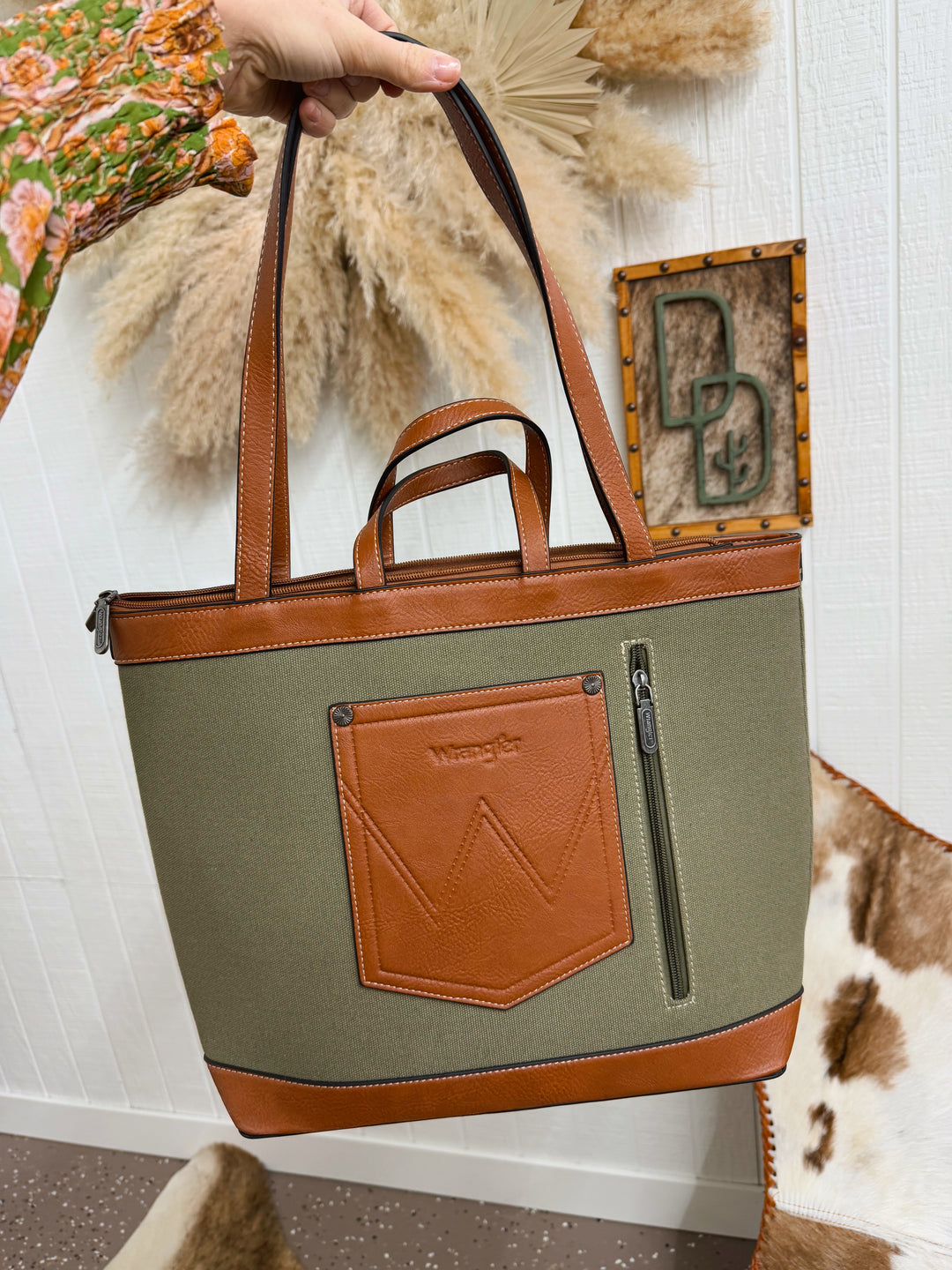 Wrangler Canvas Tote Bag