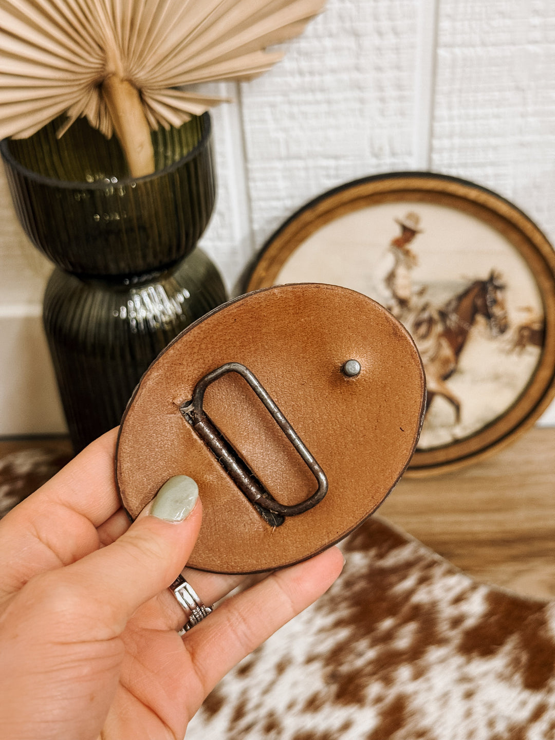 Oval Hoss Belt Buckle