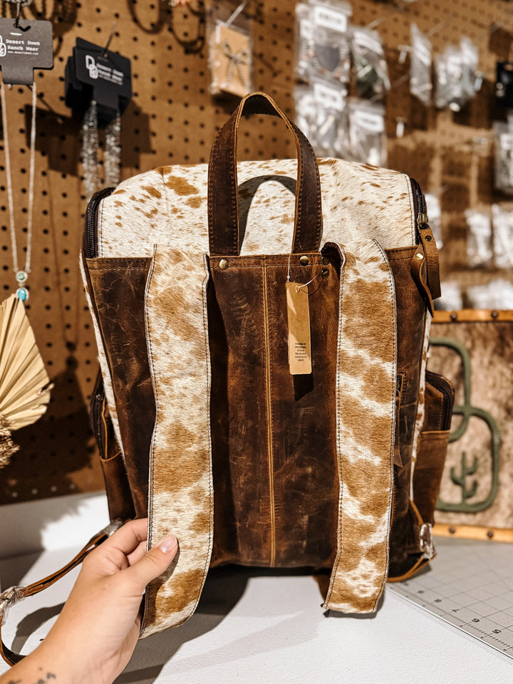 Evangeline Cowhide Backpack #21